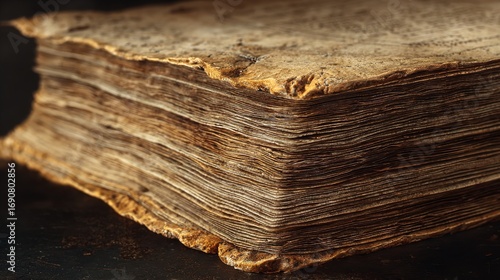Wallpaper Mural Ancient Book: Texture, History, and the Weight of Time Torontodigital.ca