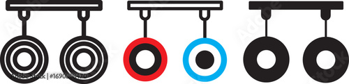 Animated hand-drawn arrow through circle icon in continuous line style motion graphic art. Goal achievement and penetration symbo