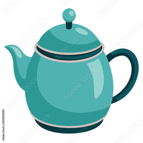 teapot isolated on white