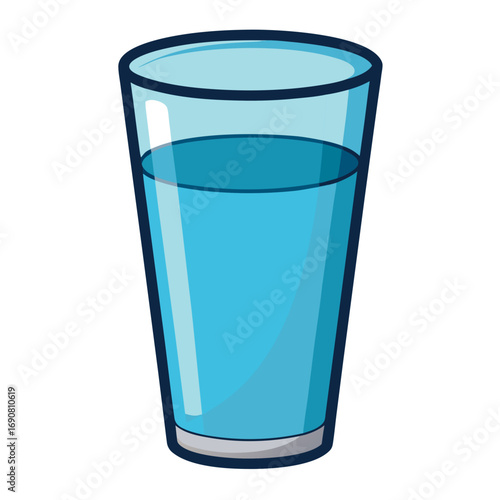 glass with water