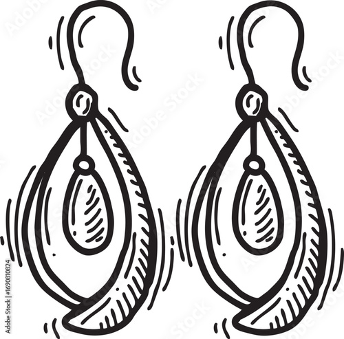 vector illustration of jewelry