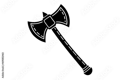 axe isolated on white