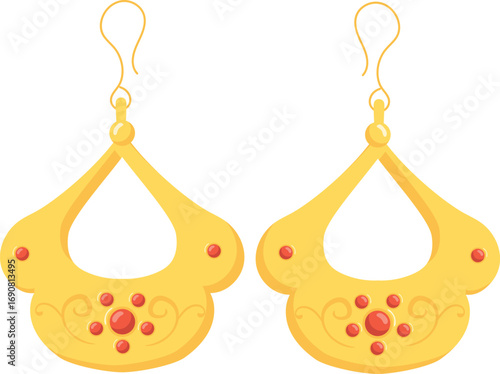vector illustration of jewelry