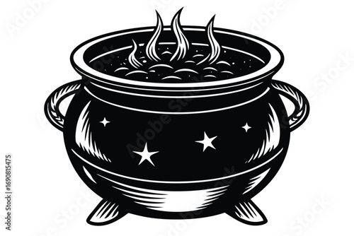cauldron vector icon