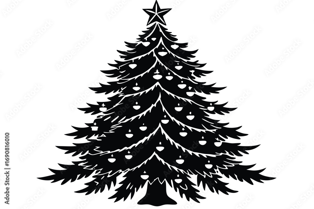 Fototapeta premium chrishmas tree
