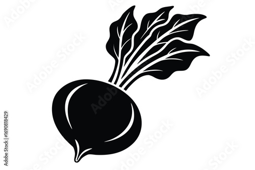 radish vector icon