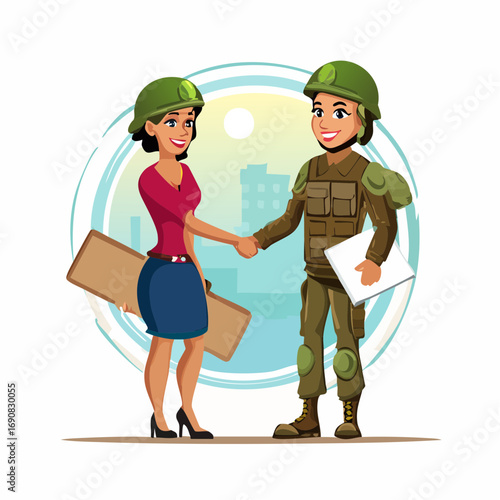 Military Collaboration Architect and Soldier Partnership