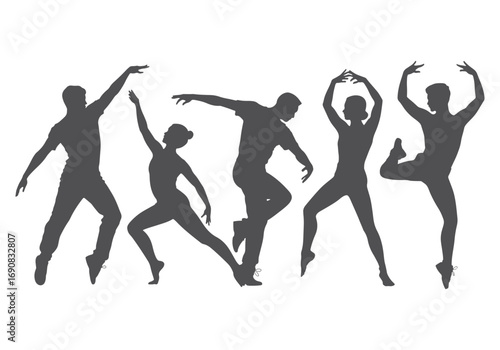 Dancing Figure Silhouette, silhouette, vector, people, woman, dance, dancing, athlete, action, silhouettes, dancer.