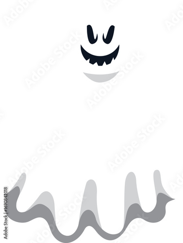 vector illustration of ghost
