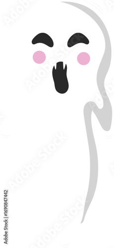 vector illustration of ghost