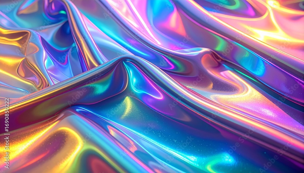 Fototapeta premium Colorful smoke cloud with soft gradient blending dreamy magical artistic abstract background 