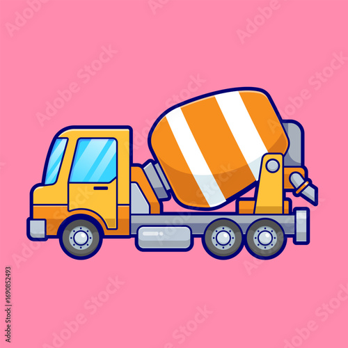 vector illustration of a truck
