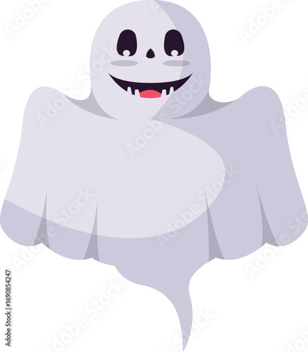 vector illustration of ghost