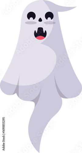 vector illustration of ghost