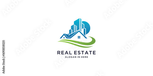 Real Estate Vector Logo Design Inspiration 