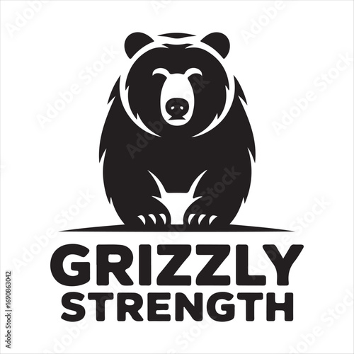 bear vector silhouette sketch art logo design collections