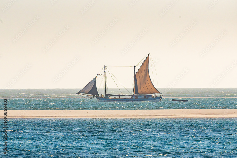 Obraz premium yacht in the sea
