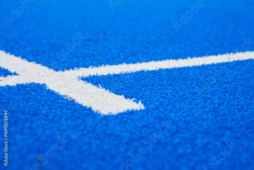 noboddy in padel tennis court background.    