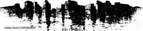 Urban grunge black and white rust texture for creative design projects