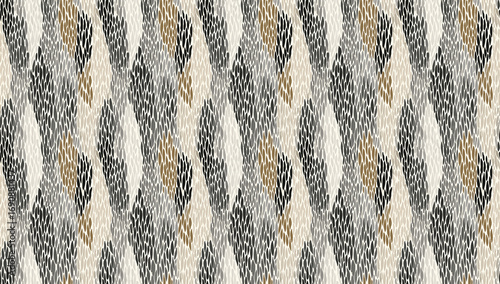 Titolo
Modern Organic Abstract Wavy Pattern with Hand-Drawn Textured Strokes in Neutral Earthy Tones for Contemporary Design Backgrounds