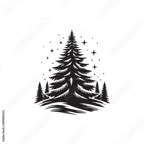 Fir tree Vector (3).eps