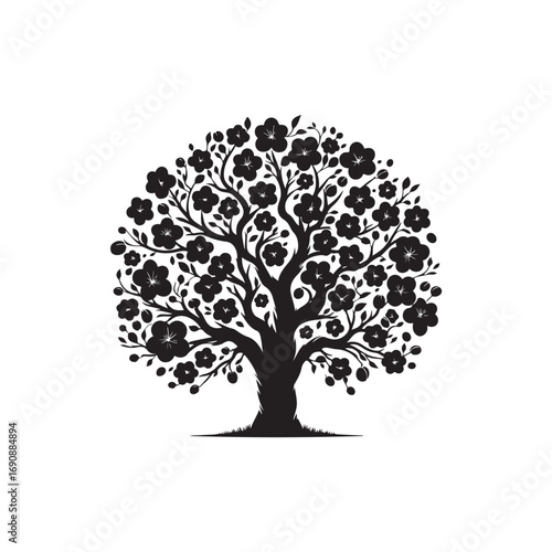 Plum tree Vector (2).eps