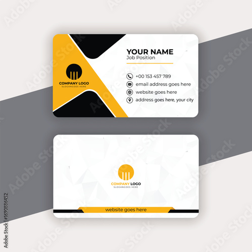 business card template