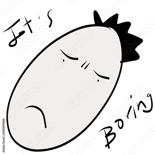 Bored man