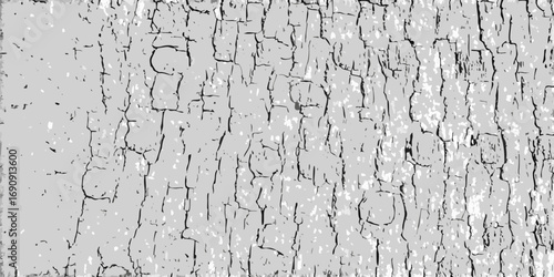 Abstract textured background with cracked and peeling paint effect in grayscale tones