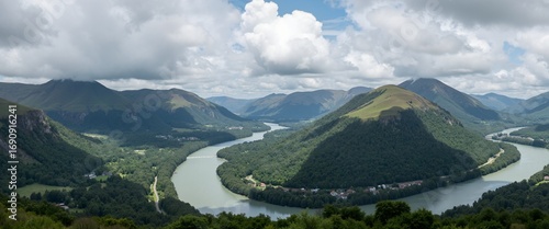 Fototapeta Naklejka Na Ścianę i Meble -  view from the top of the mountain