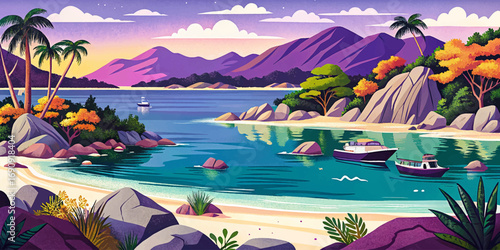 Lake Malawi in Africa, biodiversity hotspot, crystal-clear tropical waters, surrounded by wildlife and culture