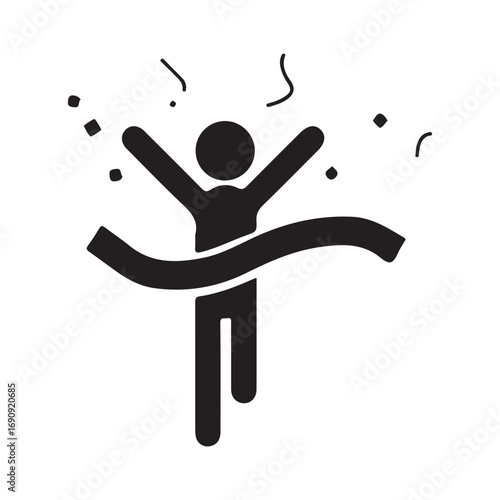 man jumping with joy