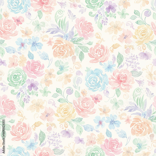 Seamless Watercolor and Hand-drawn Pattern Collection – Animals & Floral Elegant Designs