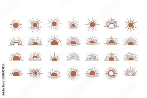 Sun Icons Set