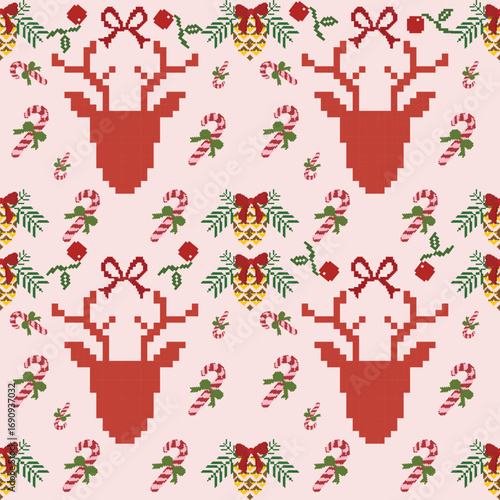 vector illustration of a set of floral elements