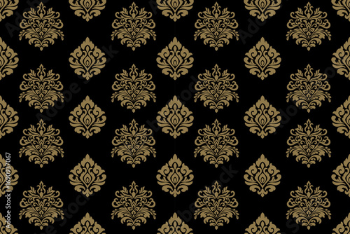 seamless damask pattern