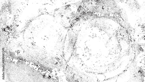 Vector grunge texture abstract background with dust grain particles. Abstract distressed uneven grunge background vector illustration overlay. 