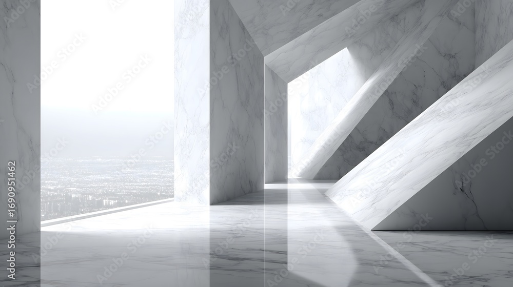 Obraz premium Modern Marble Interior Design