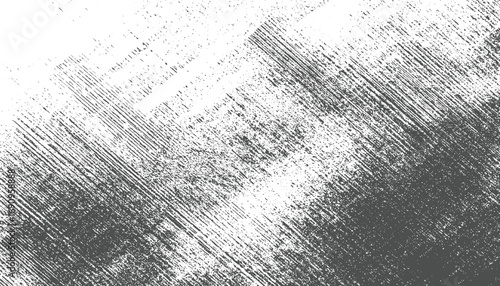 Grayscale distressed texture background with diagonal lines and speckles grunge abstract