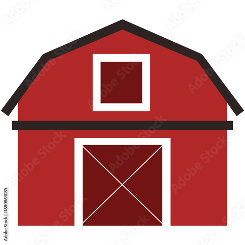 Barn Farm House Icon