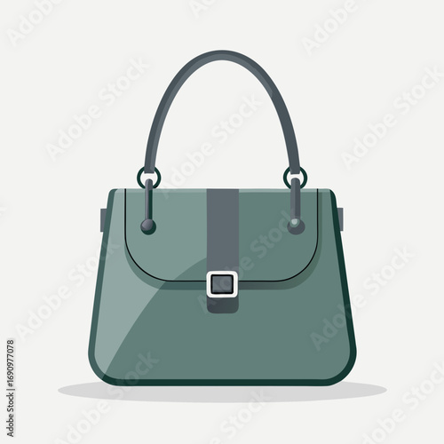 vector illustration of handbag