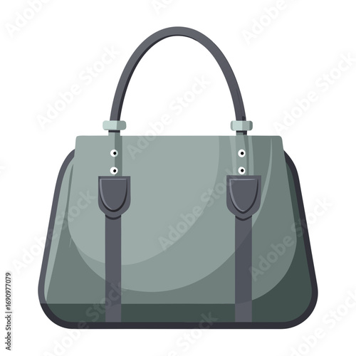 vector illustration of a handbag
