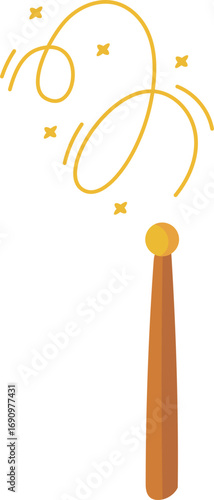 Magic Chant Spell Effect Illustration