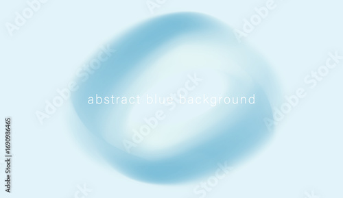 Abstract Blue Gradient Blob Background Vector | Soft Fluid Shape Isolated PNG