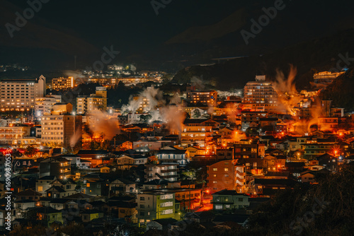 Photography Beppu by Night - Kyushu, Japan