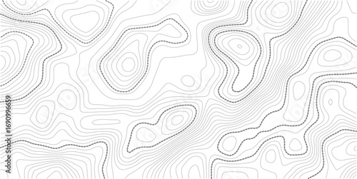 Abstract topographic map background Vector. 16.9 wallpaper design for fabric , packaging , web, geographic grid map vector illustration. White background