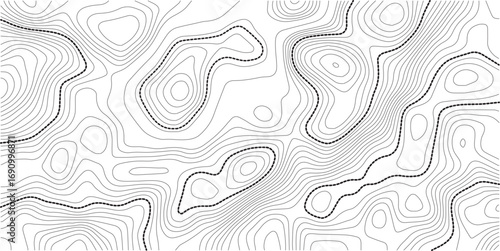 Abstract topographic map background Vector. 16.9 wallpaper design for fabric , packaging , web, geographic grid map vector illustration. White background