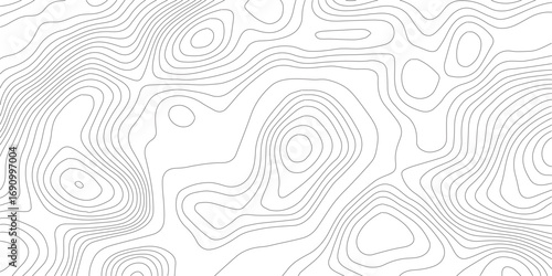 Abstract topographic map background Vector. 16.9 wallpaper design for fabric , packaging , web, geographic grid map vector illustration. White background