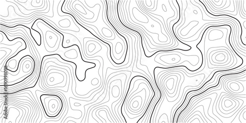 Abstract cartography artistic map topographic contour in lines and contours topo design illusions. Design illustration for wall art, fabric, packaging, web, banner, wallpaper.

