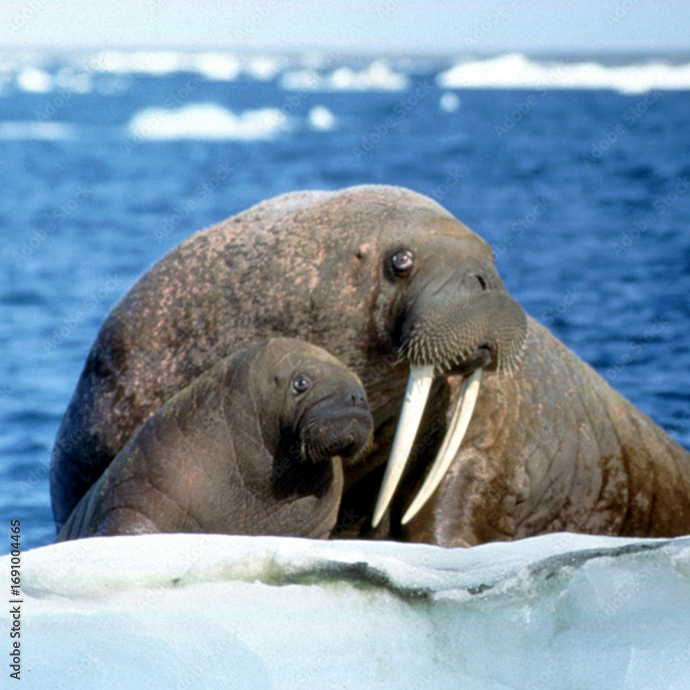 Naklejka premium Walrus
